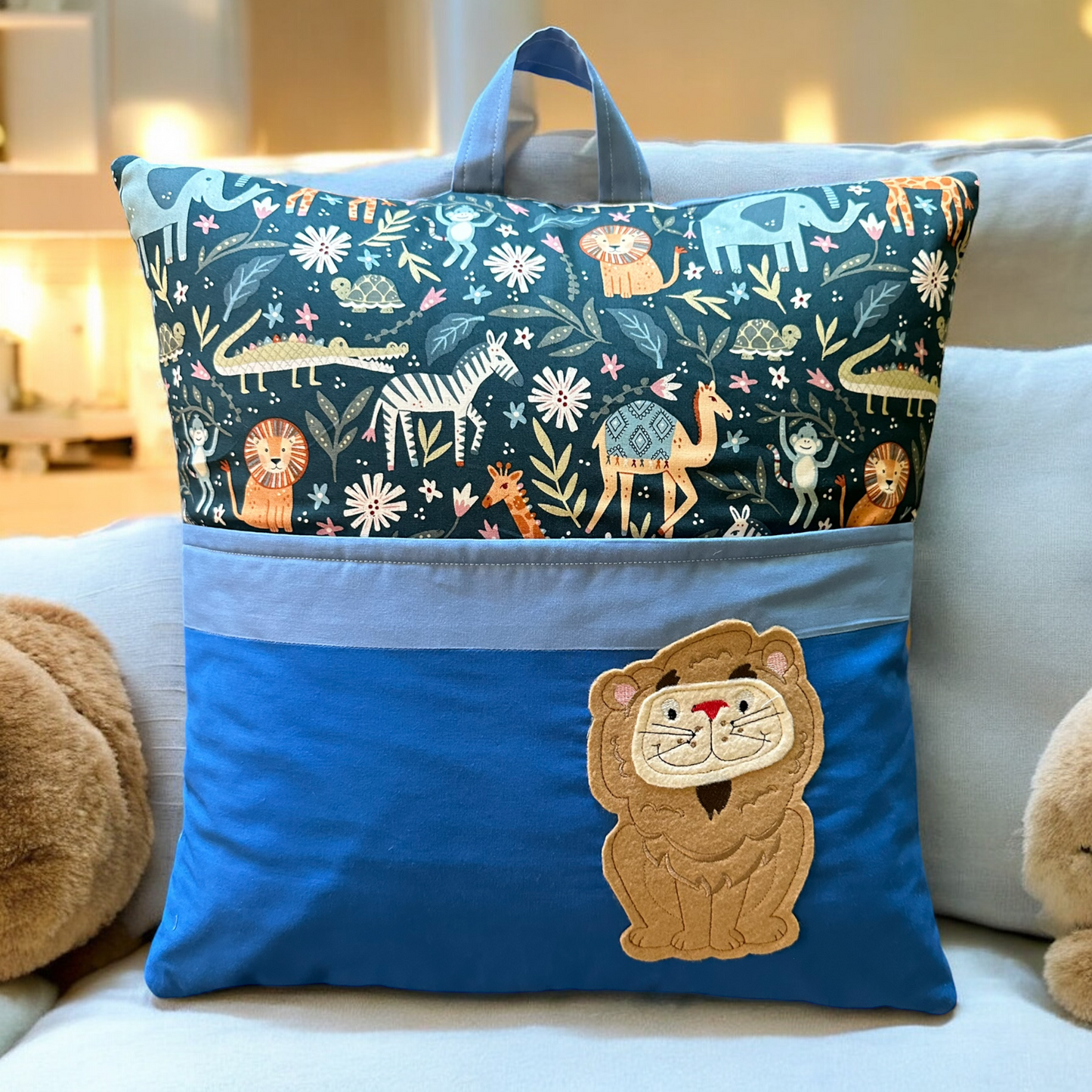 Reading Pillows - Animal Appliques