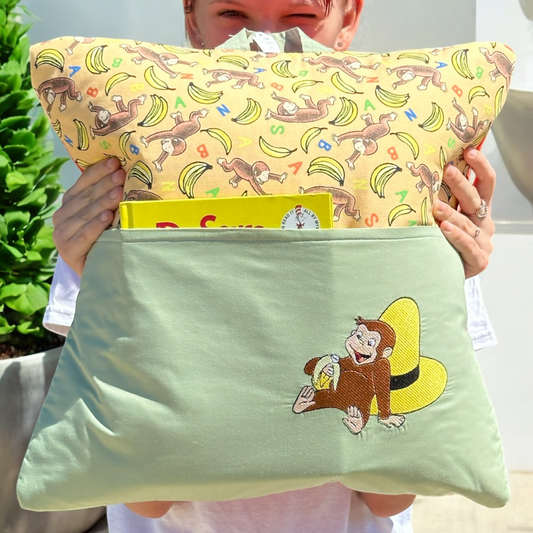 Reading Pillow - Curious George